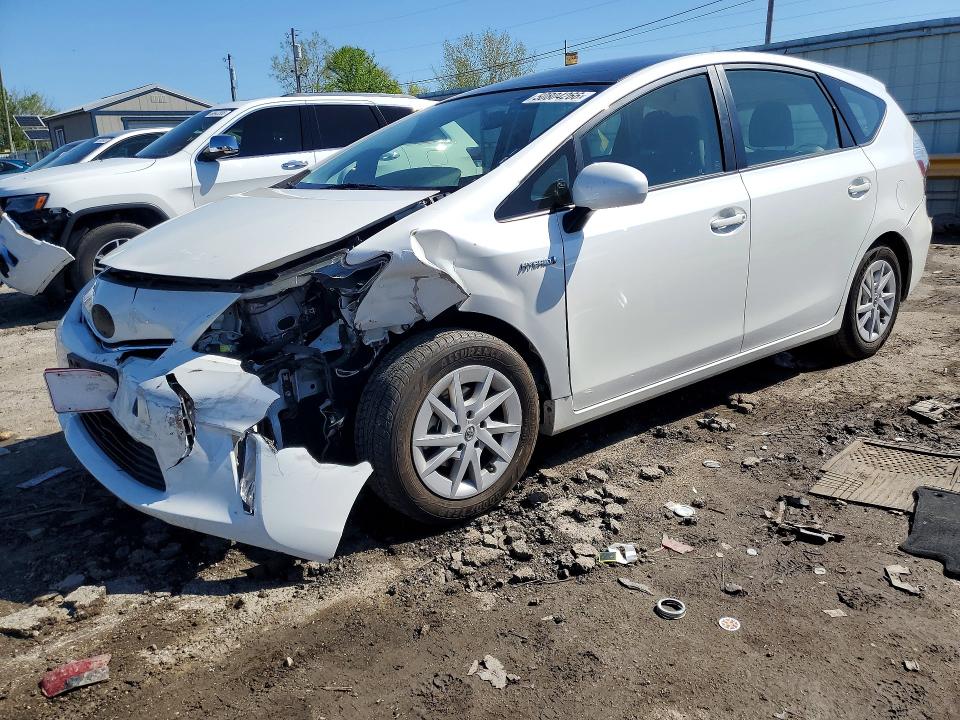 2014 Toyota Prius VIN JTDZN3EUXE3358539 COPART salvage auction — FRONT END, In - Cert Of Title-Salvage Title, sold $2,150 on 2026-07-27 (photo 1)