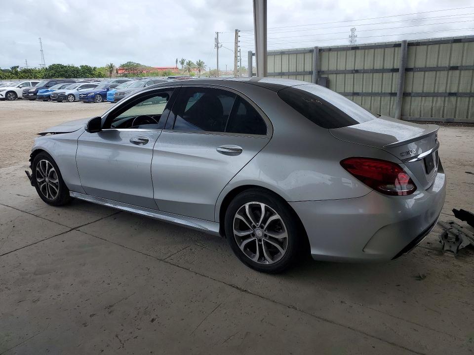 2017 Mercedes-benz C-klasse VIN 55SWF4JB5HU222299 COPART salvage auction — FRONT END, Fl - Cert Of Title Slvg Rebuildable, sold $3,050 on 2026-07-28 (photo 2)