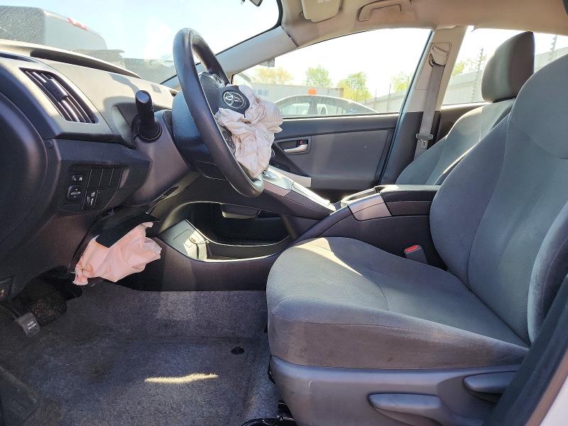 2014 Toyota Prius VIN JTDKN3DU4E1834122 COPART salvage auction — FRONT END, Il - Salvage Certificate, sold $900 on 2026-07-29 (photo 7)