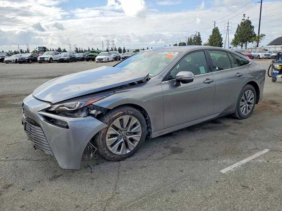2023 Toyota Mirai VIN JTDAAAAA7PA009085 COPART salvage auction — FRONT END, Salvage Title, sold $125 on 2026-07-23 (photo 1)