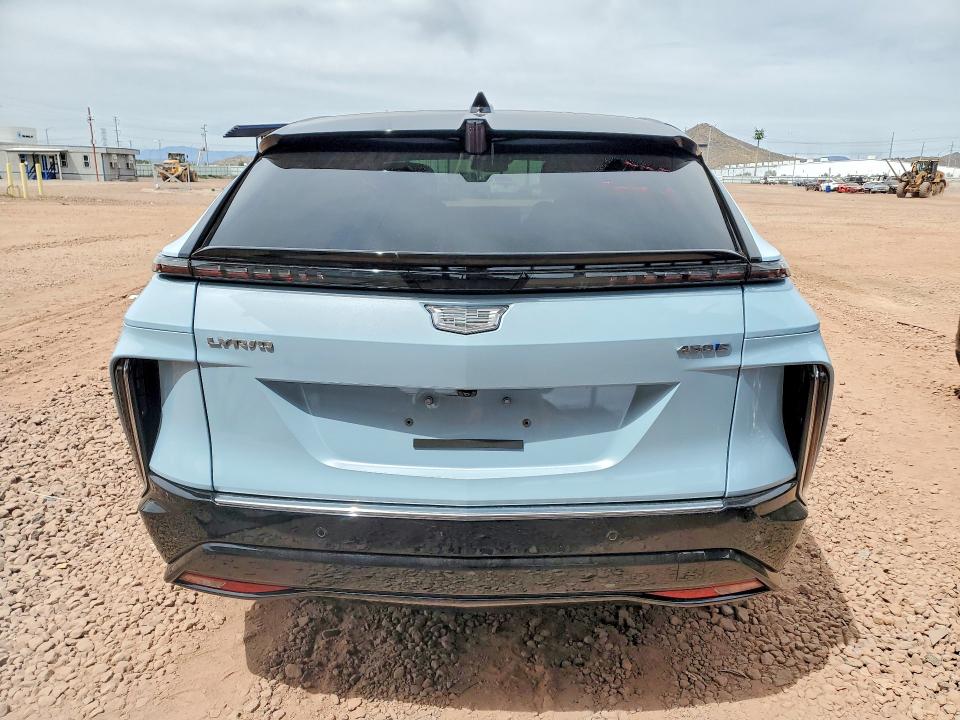 2024 Cadillac Lyriq VIN 1GYKPPRK9RZ141203 COPART salvage auction — UNDERCARRIAGE, Az - Cert Of Title - Salvage, sold $15,200 on 2026-07-07 (photo 6)