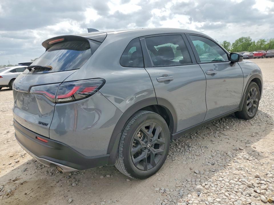 2025 Honda Hr-v VIN 3CZRZ1H58SM712737 COPART salvage auction — SIDE, Tx - Salvage Vehicle Title, sold $10,400 on 2026-07-02 (photo 3)