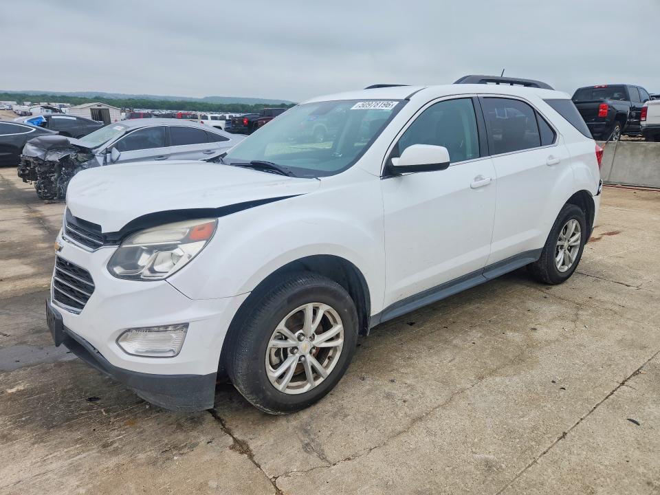2017 Chevrolet Equinox VIN 2GNALCEK1H1513059 COPART salvage auction — FRONT END, Tx - Salvage Vehicle Title, sold $1,400 on 2026-07-09 (photo 1)