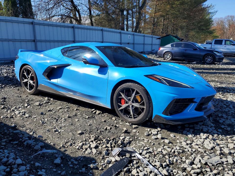 2021 Chevrolet Corvette VIN 1G1YC2D48M5120908 COPART salvage auction — SIDE, NJ, sold $27,250 on 2026-07-29 (photo 4)