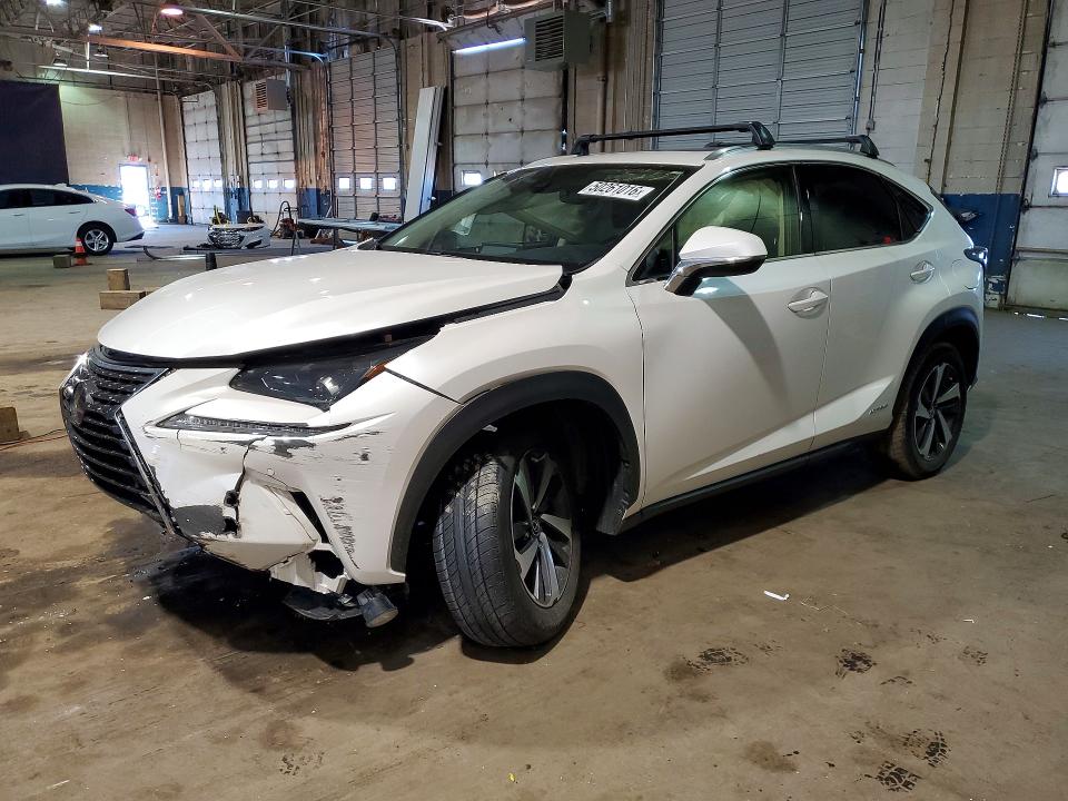 2020 Lexus Nx VIN JTJGJRDZ6L5003501 COPART salvage auction — FRONT END, Mi - Certificate Of Title, sold $9,300 on 2026-07-14 (photo 1)