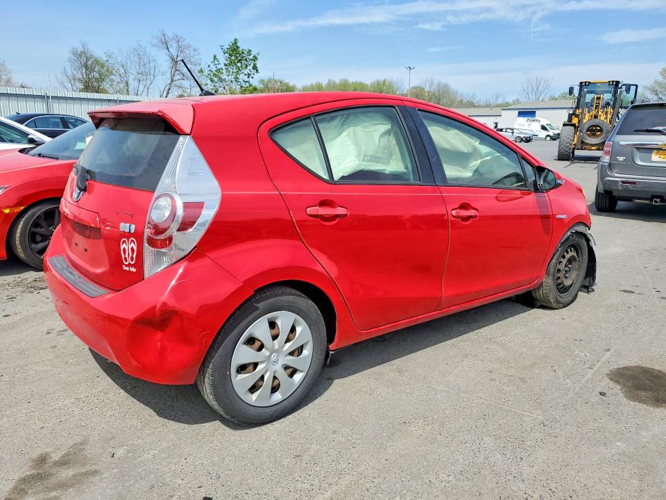2013 Toyota Prius c VIN JTDKDTB3XD1549114 COPART salvage auction — FRONT END, Id - Salvage Certificate Of Title, sold $600 on 2026-07-07 (photo 3)
