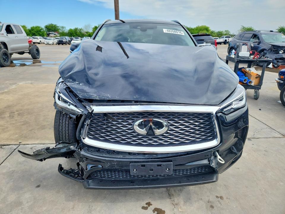2025 Infiniti VIN 3PCAJ5BB6SF105742 COPART salvage auction — FRONT END, Tx - Certificate Of Title, sold $9,500 on 2026-07-06 (photo 5)