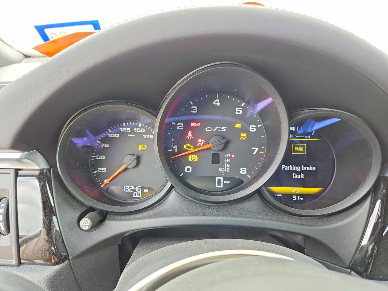 2021 Porsche Macan VIN WP1AG2A57MLB50678 COPART salvage auction — Front End, TX - SALVAGE VEHICLE TITLE, sold $27,250 on 2026-07-07 (photo 9)