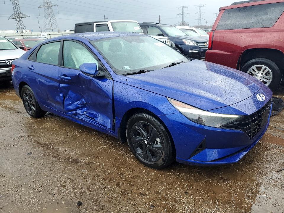 2023 Hyundai Elantra VIN KMHLM4AJ5PU071886 COPART salvage auction — SIDE, Id - Salvage Certificate Of Title, sold $4,700 on 2026-07-14 (photo 4)