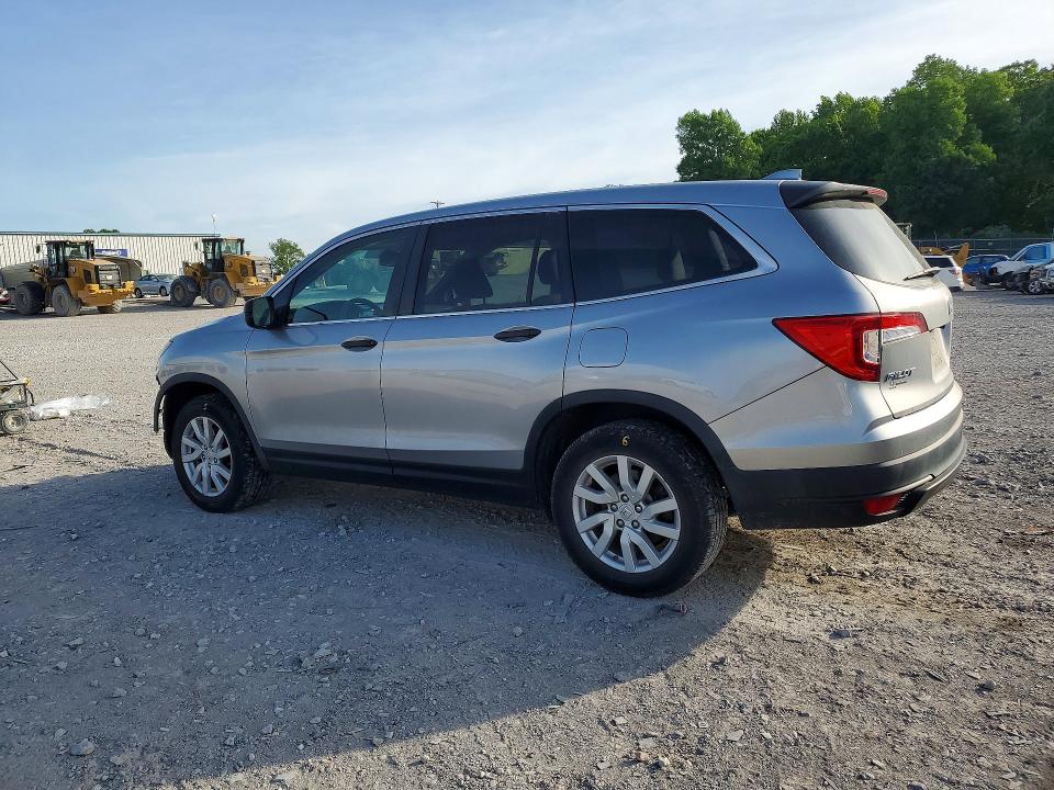 2019 Honda Pilot VIN 5FNYF6H19KB100894 COPART salvage auction — FRONT END, Tn - Salvage Certificate, sold $4,000 on 2026-07-03 (photo 2)