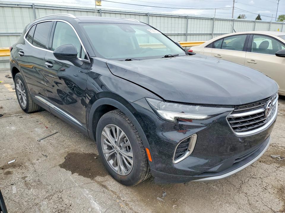 2022 Buick Envision VIN LRBAZLR43ND129690 COPART salvage auction — HAIL, IN, sold $325 on 2026-07-27 (photo 4)