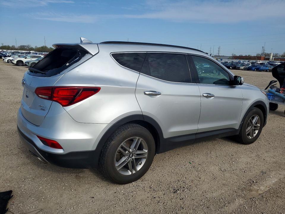 2017 Hyundai Santa fe VIN 5XYZUDLB2HG486512 COPART salvage auction — HAIL, Ia - Cert Of Title-Salvage Title, sold $4,400 on 2026-07-15 (photo 3)