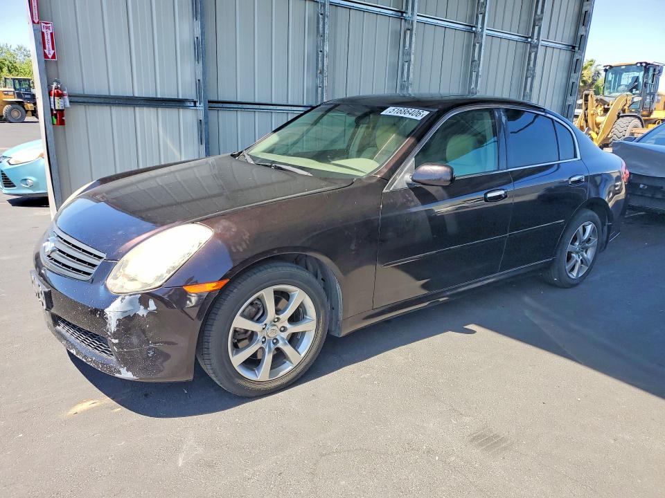 2005 Infiniti G35 VIN JNKCV51E85M201522 COPART salvage auction — FRONT END, Ca - Salvage Certificate, sold $525 on 2026-07-09 (photo 1)