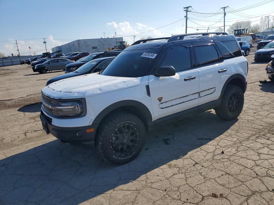 2023 Ford Bronco VIN 3FMCR9D97PRE12759 COPART salvage auction — HAIL, IL - SALVAGE CERTIFICATE, sold $9,300 on 2026-07-03 (photo 1)