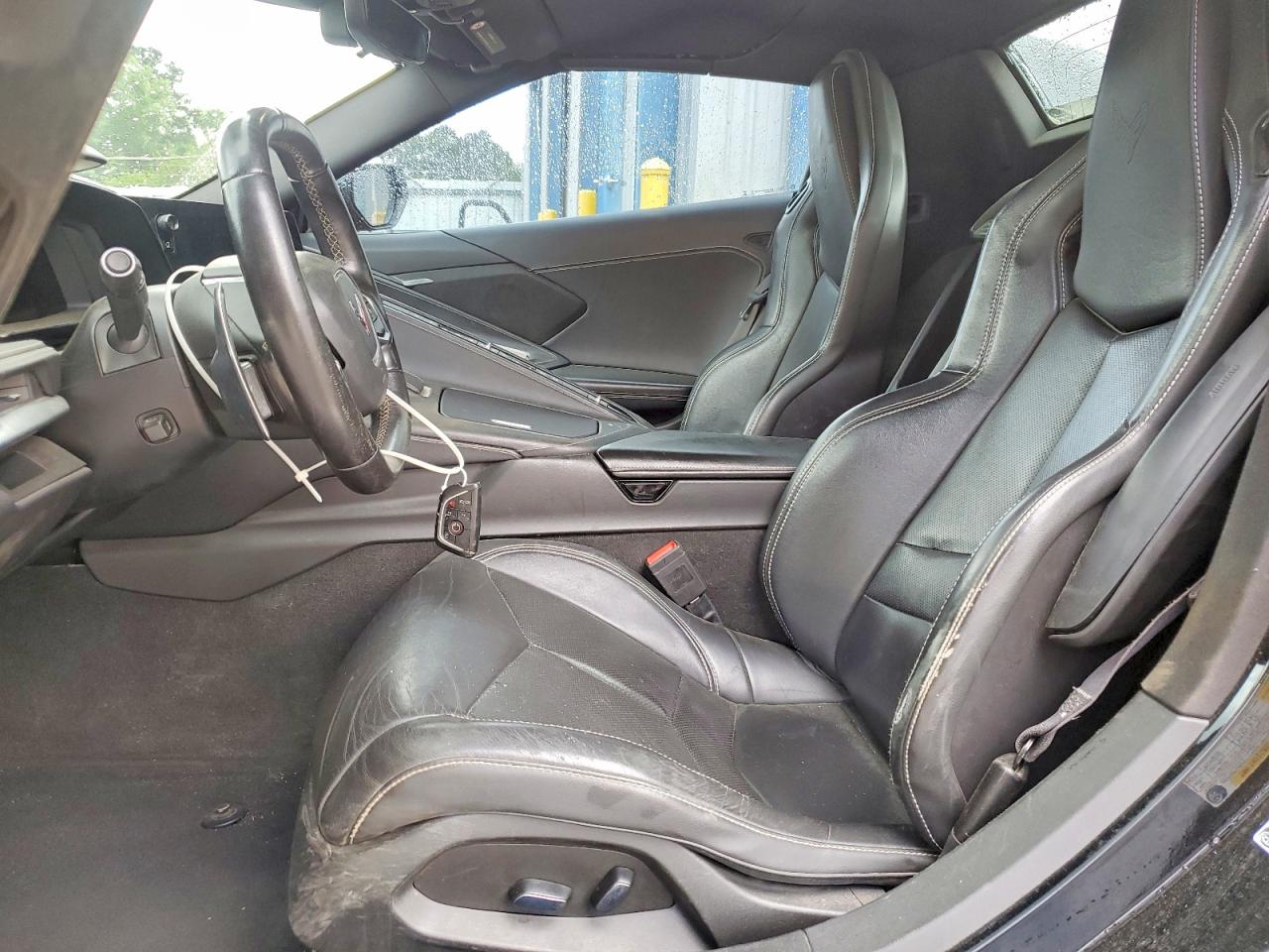 2022 Chevrolet Corvette Stingray VIN 1G1YA3D43N5113829 COPART salvage auction — Undercarriage, TX - SALVAGE VEHICLE TITLE, sold $30,000 on 2026-07-06 (photo 7)