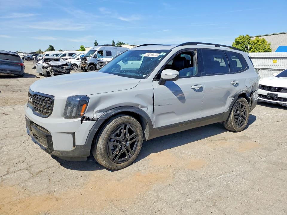 2024 Kia Telluride VIN 5XYP3DGC4RG452151 COPART salvage auction — FRONT END, Ca - Salvage Certificate, sold $15,200 on 2026-07-10 (photo 1)
