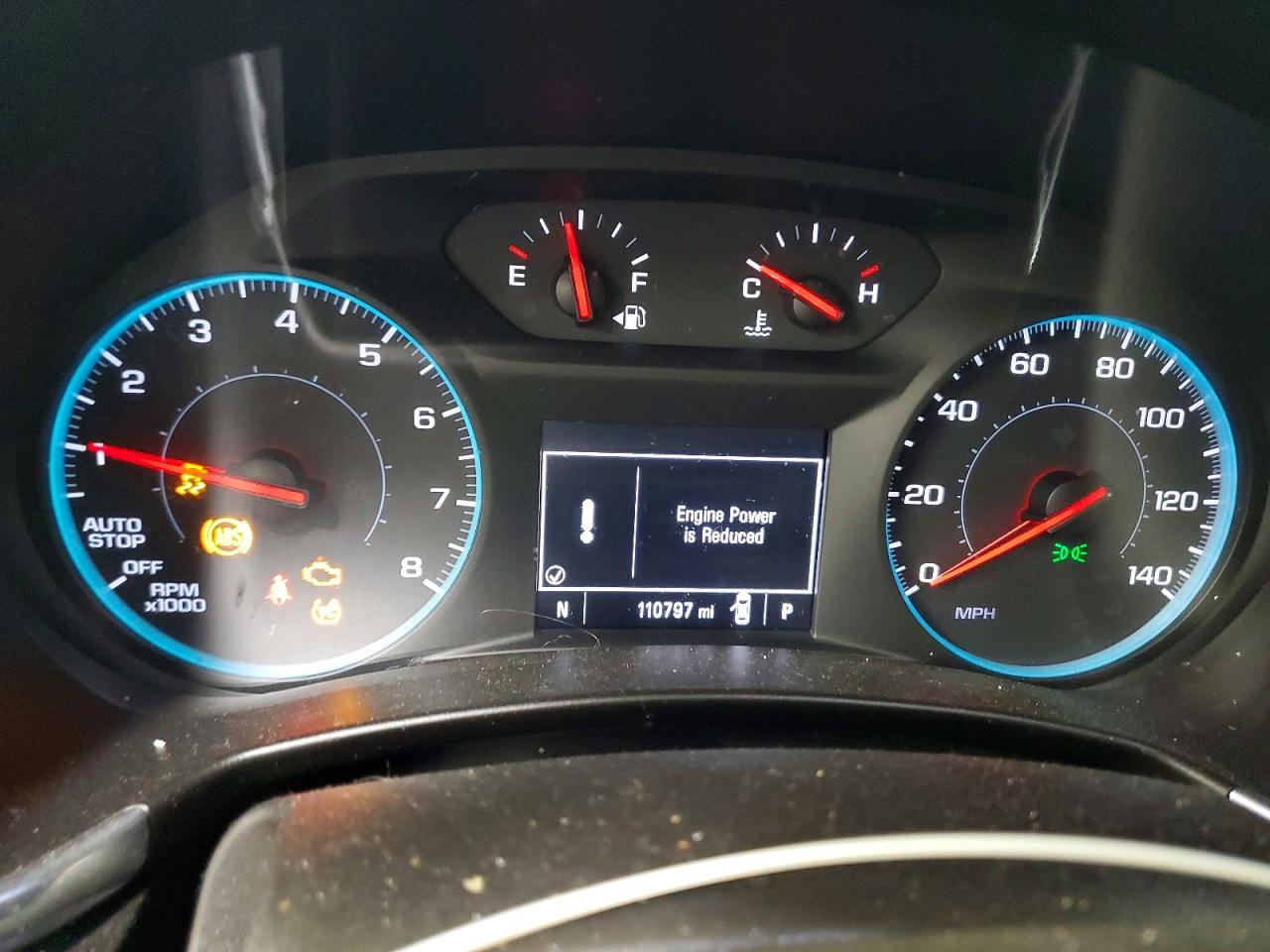 2018 Chevrolet Equinox VIN 2GNAXHEV8J6114864 COPART salvage auction — Front End, IL - SALVAGE CERTIFICATE, sold $1,850 on 2026-06-30 (photo 9)