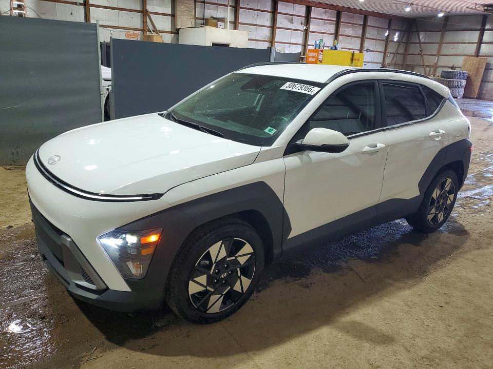 2024 Hyundai Kona VIN KM8HC3AB1RU121634 COPART salvage auction — HAIL, Oh - Cert Of Title-Salvage, sold $9,500 on 2026-07-06 (photo 1)