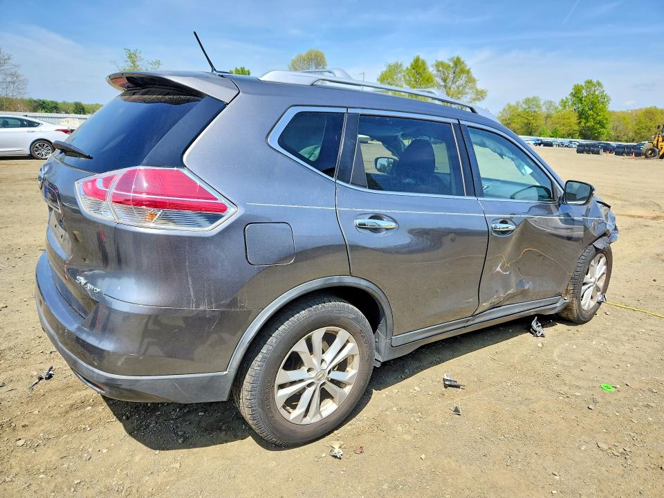 2015 Nissan Rogue VIN KNMAT2MVXFP520672 COPART salvage auction — FRONT END, NJ, sold $375 on 2026-07-08 (photo 3)