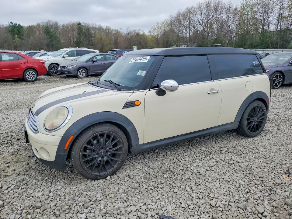 2010 Mini Cooper clubman VIN WMWML3C52ATX38171 COPART salvage auction — NORMAL WEAR, MA - CERTIFICATE OF TITLE, sold $800 on 2026-08-13 (photo 1)