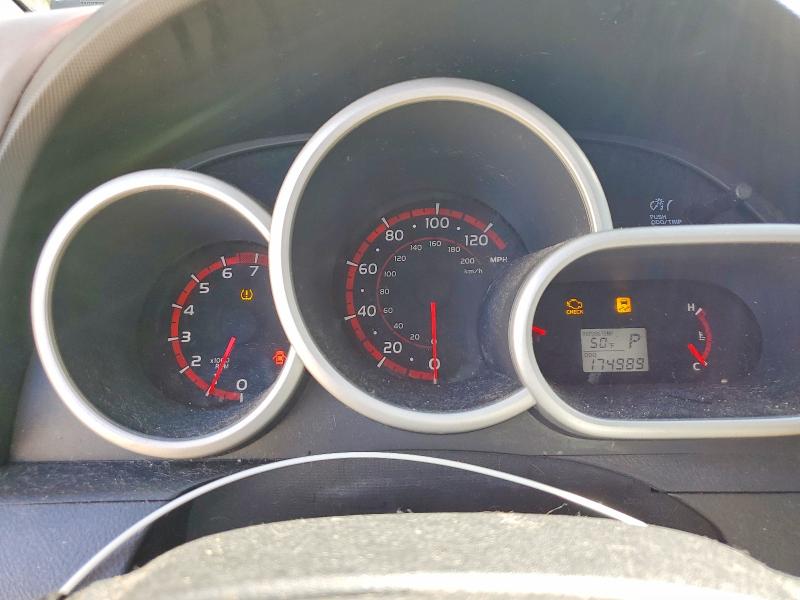 2009 Pontiac Vibe VIN 5Y2SP67899Z461693 COPART salvage auction — MINOR DENT/SCRATCHES, TX - SALVAGE VEHICLE TITLE, sold $1,450 on 2026-07-15 (photo 9)