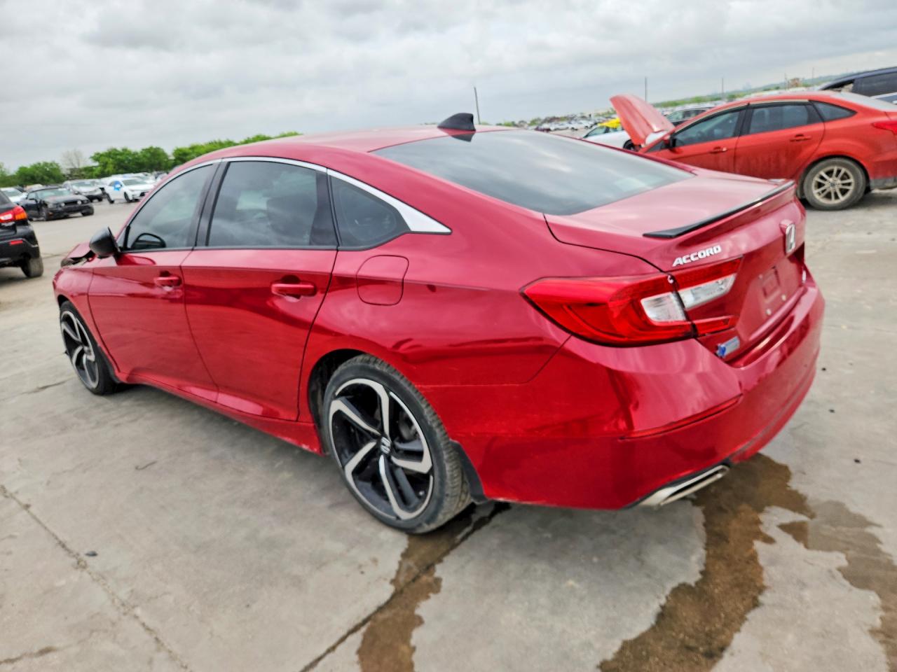 2021 Honda Accord VIN 1HGCV1F31MA063390 COPART salvage auction — Front End, TX - CERTIFICATE OF TITLE, sold $6,000 on 2026-07-09 (photo 2)