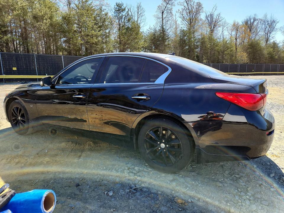 2015 Infiniti Q50 VIN JN1BV7AR0FM414268 COPART salvage auction — FRONT END, Md - Cert Of Salvage > 75% Damage, sold $1,800 on 2026-07-24 (photo 2)