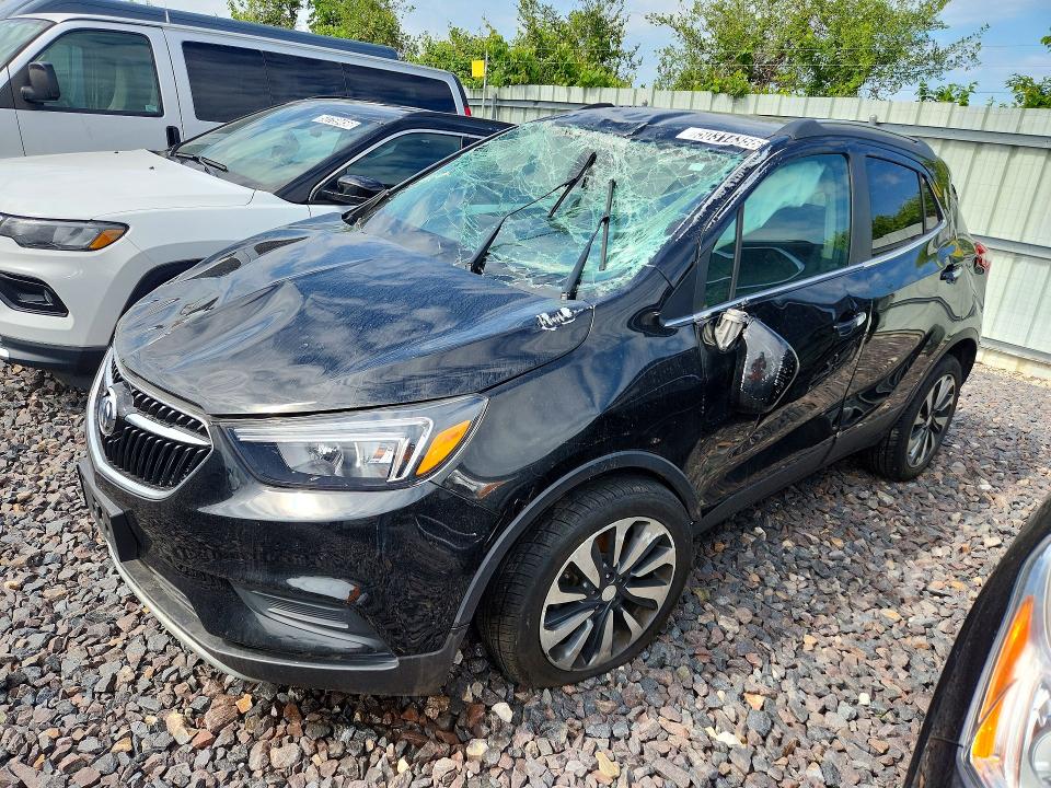 2021 Buick Encore VIN KL4CJESM7MB365139 COPART salvage auction — ROLLOVER, MO - CERT OF TITLE-REPOSSESSED, sold $500 on 2026-07-16 (photo 1)