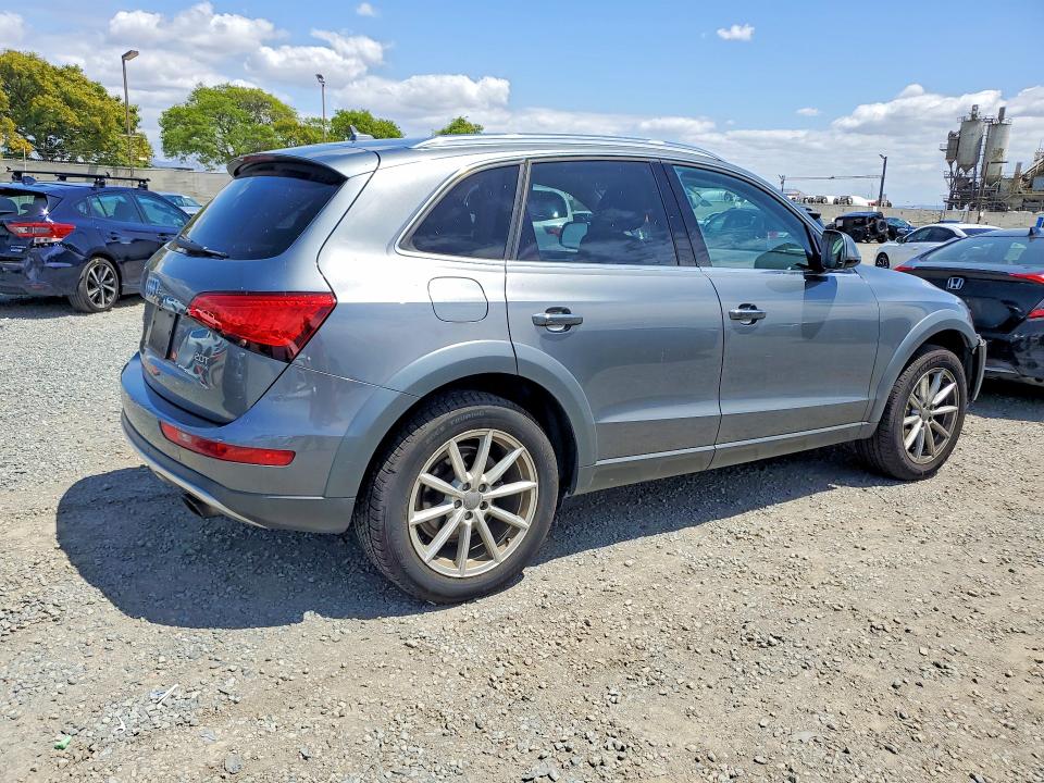2017 Audi Q5 VIN WA1L2AFP1HA054490 COPART salvage auction — FRONT END, Ca - Salvage Certificate, sold $4,700 on 2026-07-10 (photo 3)