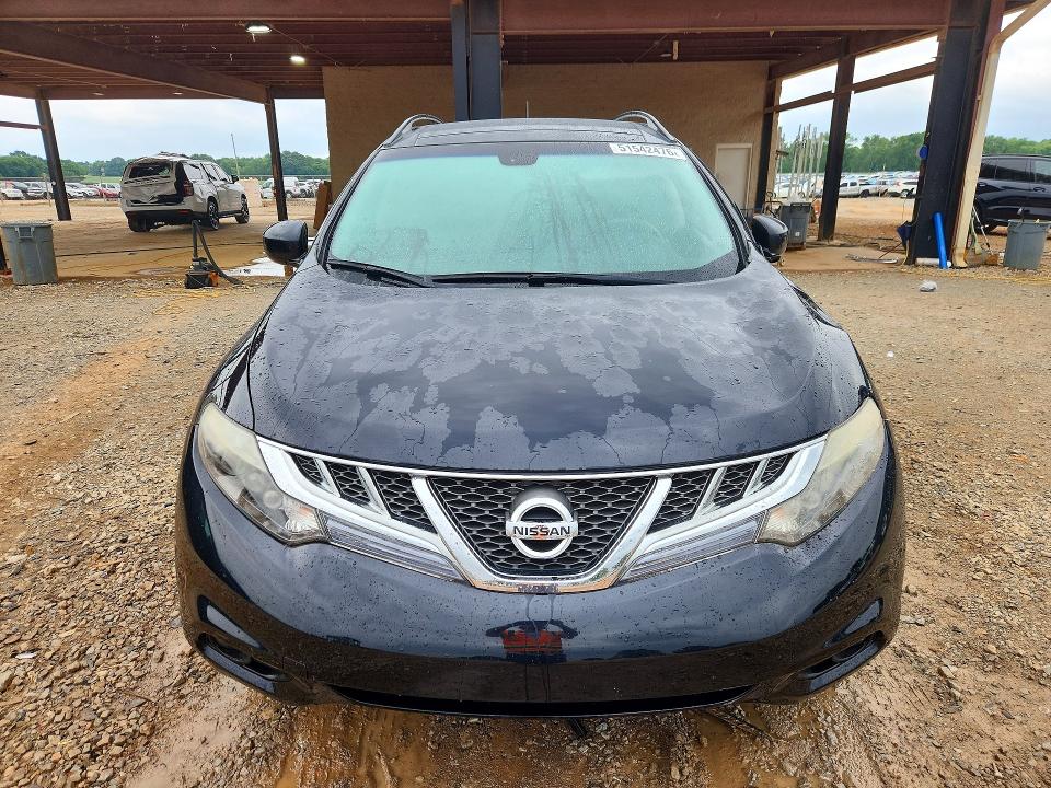 2012 Nissan Murano VIN JN8AZ1MU0CW114843 COPART salvage auction — FRONT END, Al - Cert Of Title-Salvage Title, sold $625 on 2026-07-29 (photo 5)