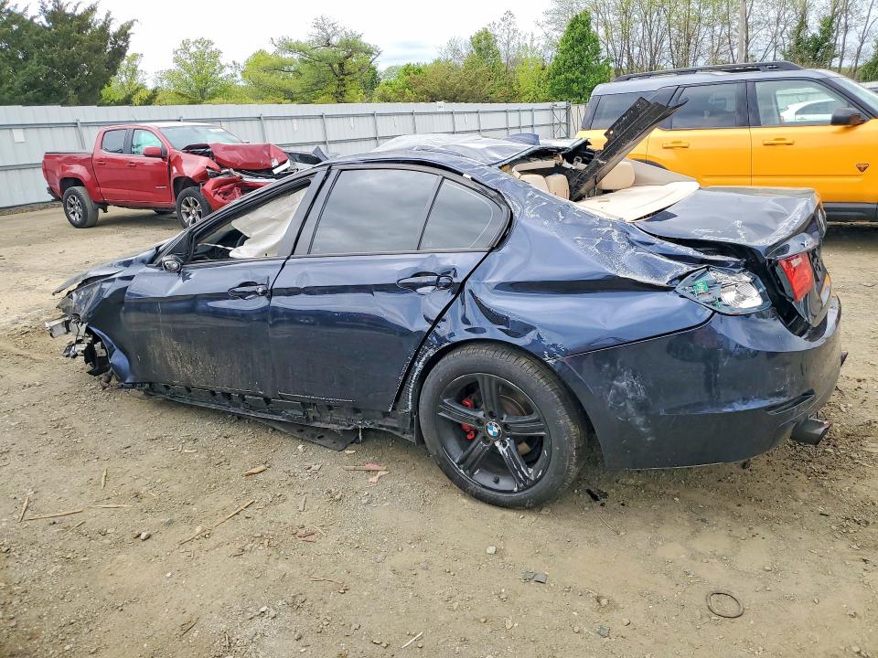 2013 BMW 3er VIN WBA3B5C53DF595048 COPART salvage auction — ROLLOVER, Nj - Cert Of Title-Salvage, sold $400 on 2026-07-13 (photo 2)