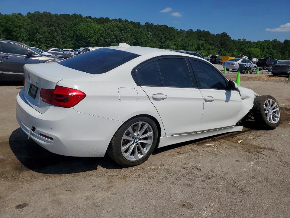 2016 BMW 3er VIN WBA8E1G59GNU12293 COPART salvage auction — FRONT END, Id - Salvage Certificate Of Title, sold $375 on 2026-07-06 (photo 3)