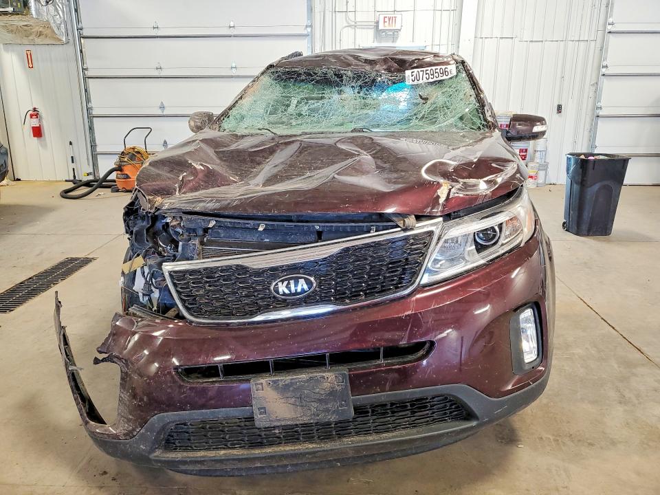 2014 Kia Sorento VIN 5XYKTCA6XEG438871 COPART salvage auction — ROLLOVER, Mn - Cert Of Title-Salvage, sold $1,450 on 2026-07-09 (photo 5)