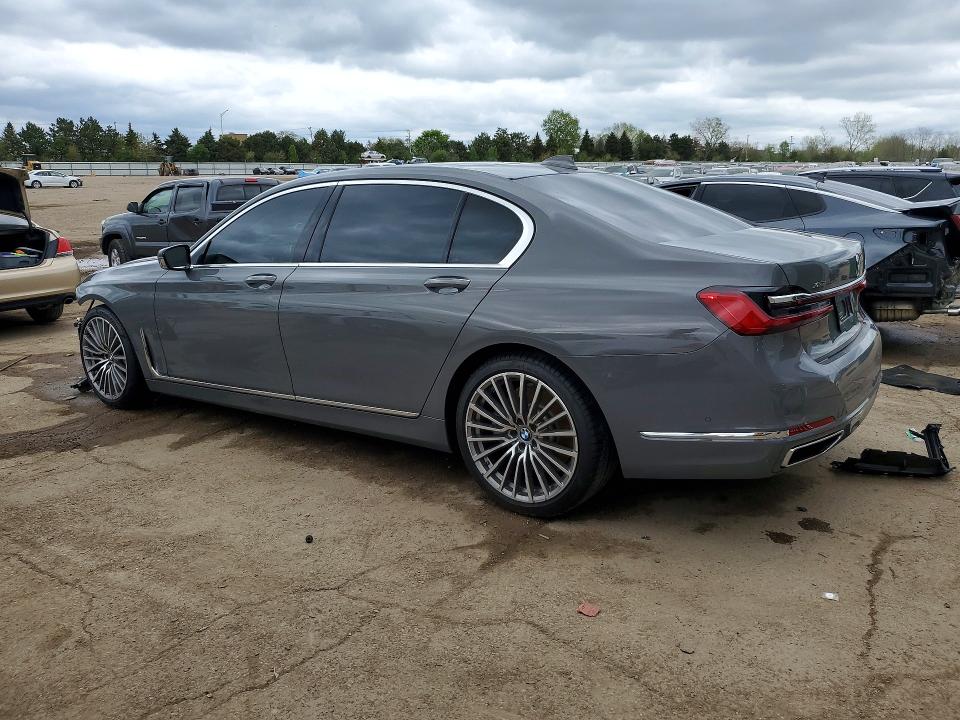 2020 BMW 7er VIN WBA7U2C0XLGJ59515 COPART salvage auction — FRONT END, Il - Salvage Certificate, sold $15,700 on 2026-07-28 (photo 2)
