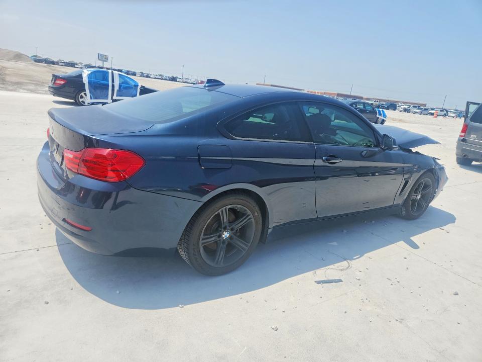 2015 BMW 4er VIN WBA3N3C50FK232518 COPART salvage auction — FRONT END, Tx - Salvage Vehicle Title, sold $1,850 on 2026-07-07 (photo 3)