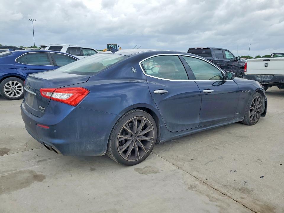 2019 Maserati Ghibli VIN ZAM57YTL7K1319118 COPART salvage auction — FRONT END, Tx - Salvage Vehicle Title, sold $10,900 on 2026-07-09 (photo 3)