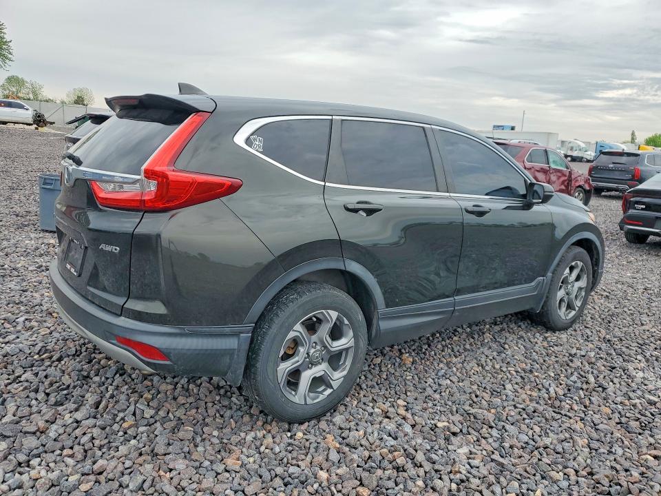 2018 Honda Cr-v VIN 7FARW2H58JE016133 COPART salvage auction — HAIL, In - Certificate Of Title, sold $5,800 on 2026-07-21 (photo 3)
