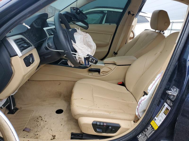2015 BMW 3er VIN WBA3C3C50FP663580 COPART salvage auction — FRONT END, Il - Salvage Certificate, sold $650 on 2026-07-02 (photo 7)