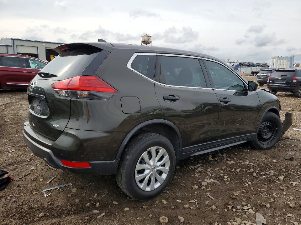 2017 Nissan Rogue VIN KNMAT2MVXHP544103 COPART salvage auction — FRONT END, Il - Salvage Certificate, sold $725 on 2026-07-10 (photo 3)