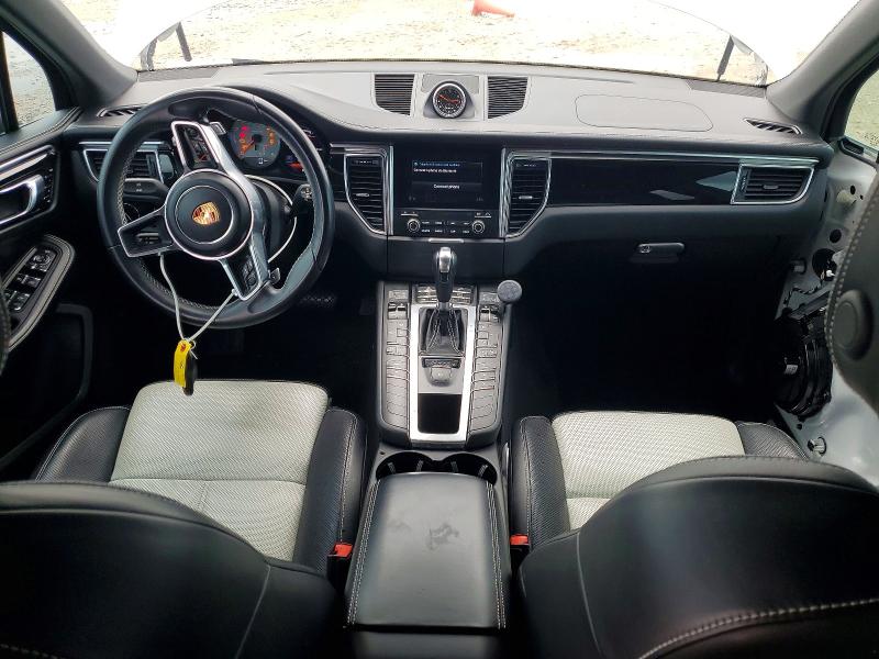 2018 Porsche Macan VIN WP1AB2A58JLB33320 COPART salvage auction — FRONT END, Tx - Salvage Vehicle Title, sold $8,300 on 2026-07-07 (photo 8)