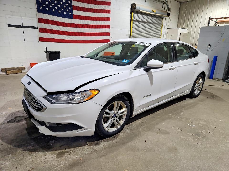 2018 Ford Fusion VIN 3FA6P0UUXJR192876 COPART salvage auction — FRONT END, ID - SALVAGE CERTIFICATE OF TITLE, sold $625 on 2026-07-02 (photo 1)