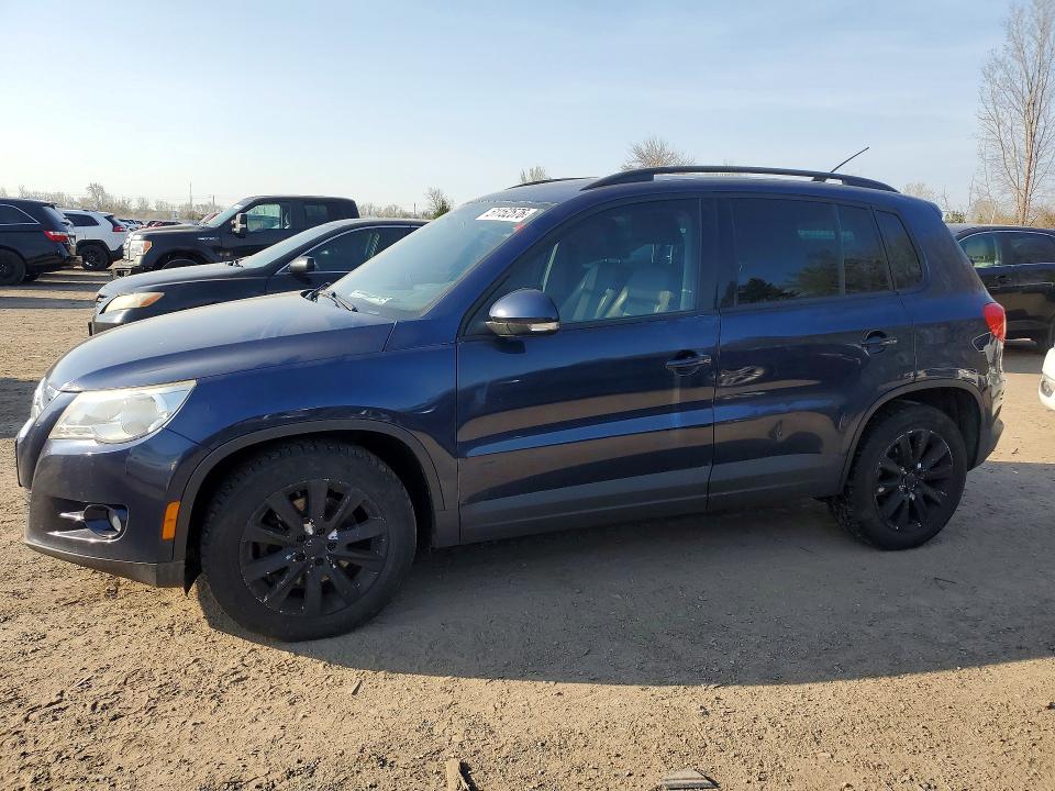 2011 Volkswagen Tiguan VIN WVGBV7AX9BW504346 COPART salvage auction — FRONT END, ON - PERMIT SALVAGE, sold $350 on 2026-08-18 (photo 1)