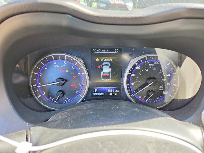 2015 Infiniti Q50 VIN JN1BV7AR0FM414268 COPART salvage auction — FRONT END, Md - Cert Of Salvage > 75% Damage, sold $1,800 on 2026-07-24 (photo 9)