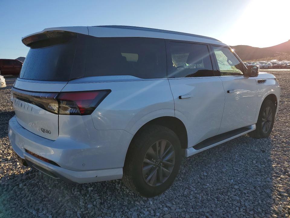 2025 Infiniti Qx80 VIN JN8AZ3AA5S9000226 COPART salvage auction — FRONT END, Ca - Salvage Certificate, sold $18,600 on 2026-07-29 (photo 3)