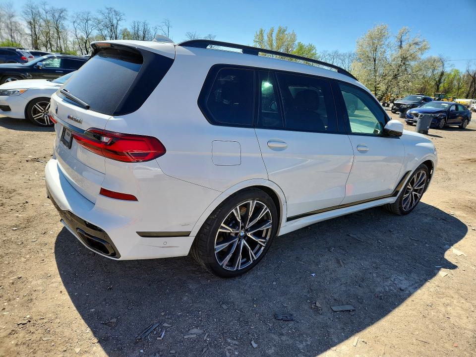 2020 BMW X7 VIN 5UXCX6C01LLE35590 COPART salvage auction — UNDERCARRIAGE, Md - Cert Of Salvage < 75% Damage, sold $23,100 on 2026-07-14 (photo 3)