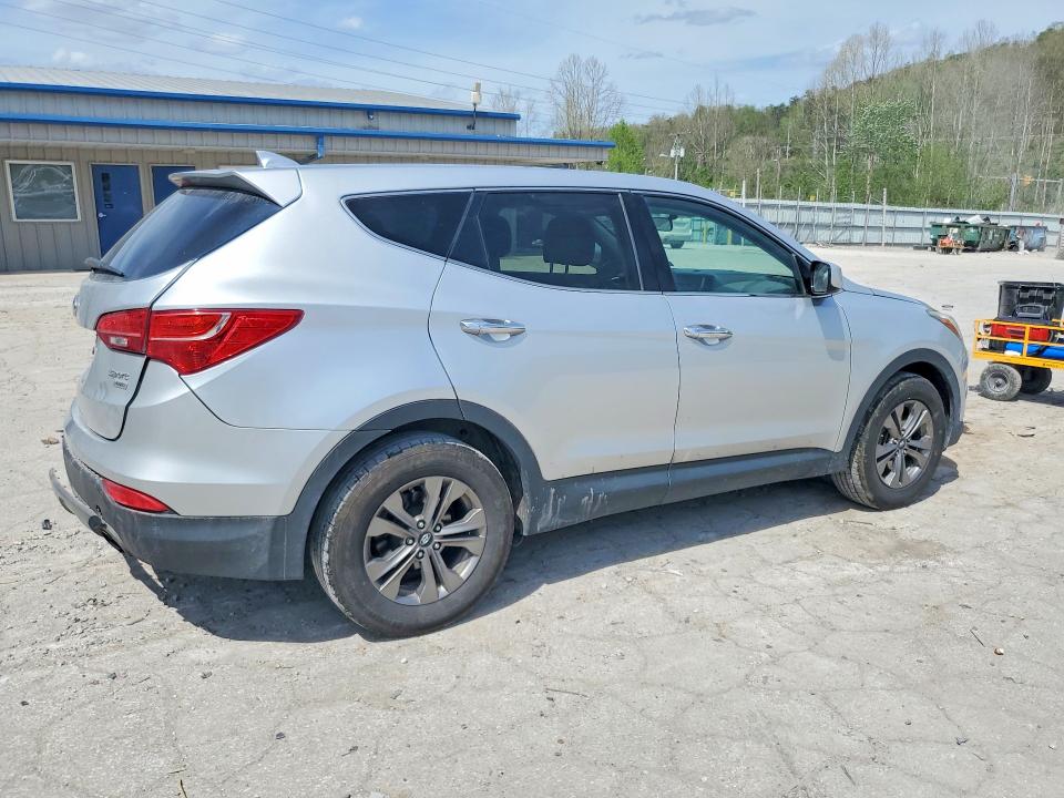 2015 Hyundai Santa fe VIN 5XYZTDLB4FG251187 COPART salvage auction — REAR END, Wv - Salvage Certificate, sold $1,950 on 2026-07-30 (photo 3)