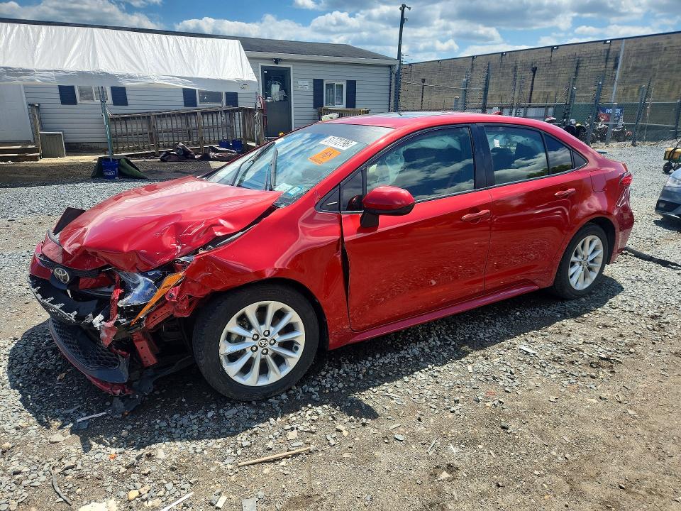 2020 Toyota VIN JTDHPRAE4LJ003690 COPART salvage auction — SIDE, Md - Certificate Of Title, sold $2,050 on 2026-07-16 (photo 1)