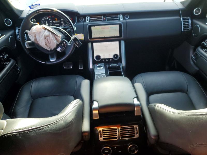 2021 Land rover RANGE ROVER VIN SALGS2RU4MA453556 COPART salvage auction — FRONT END, Tx - Salvage Vehicle Title, sold $23,200 on 2026-07-17 (photo 8)