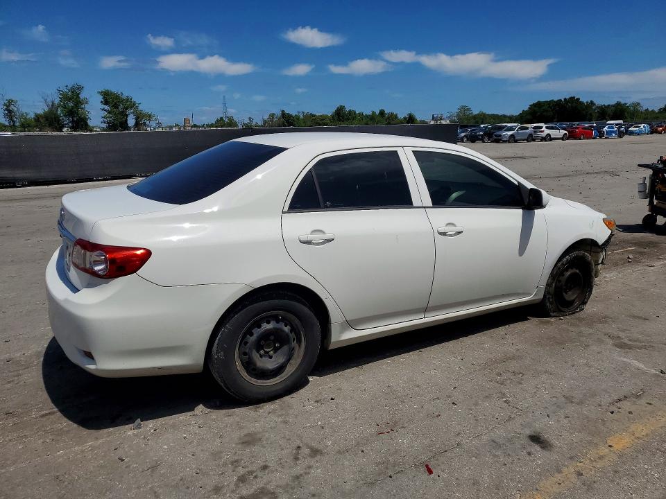 2013 Toyota Corolla VIN 5YFBU4EE7DP197897 COPART salvage auction — FRONT END, Fl - Cert Of Ttl-Rebuilt&Slvg Rbld, sold $2,150 on 2026-07-14 (photo 3)