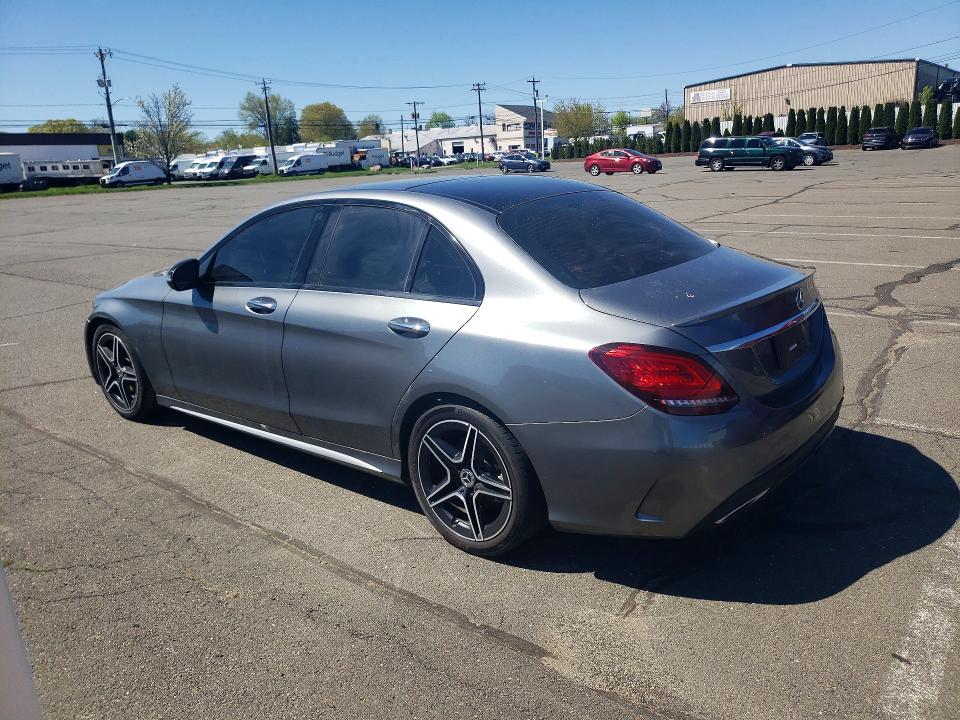 2021 Mercedes-Benz C-Class VIN W1KWF8DB2MR653570 COPART salvage auction — Frame Damage, WV - CERTIFICATE OF TITLE (P), sold $10,700 on 2026-07-03 (photo 2)